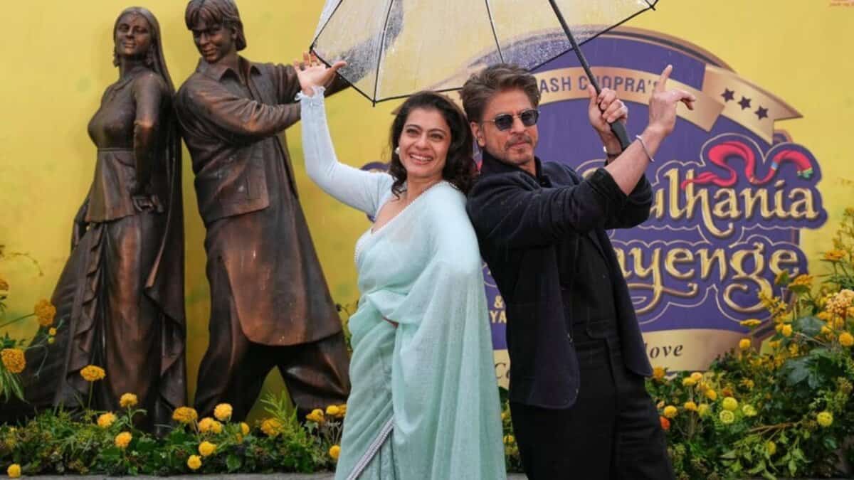 Shah Rukh Khan and Kajol in London