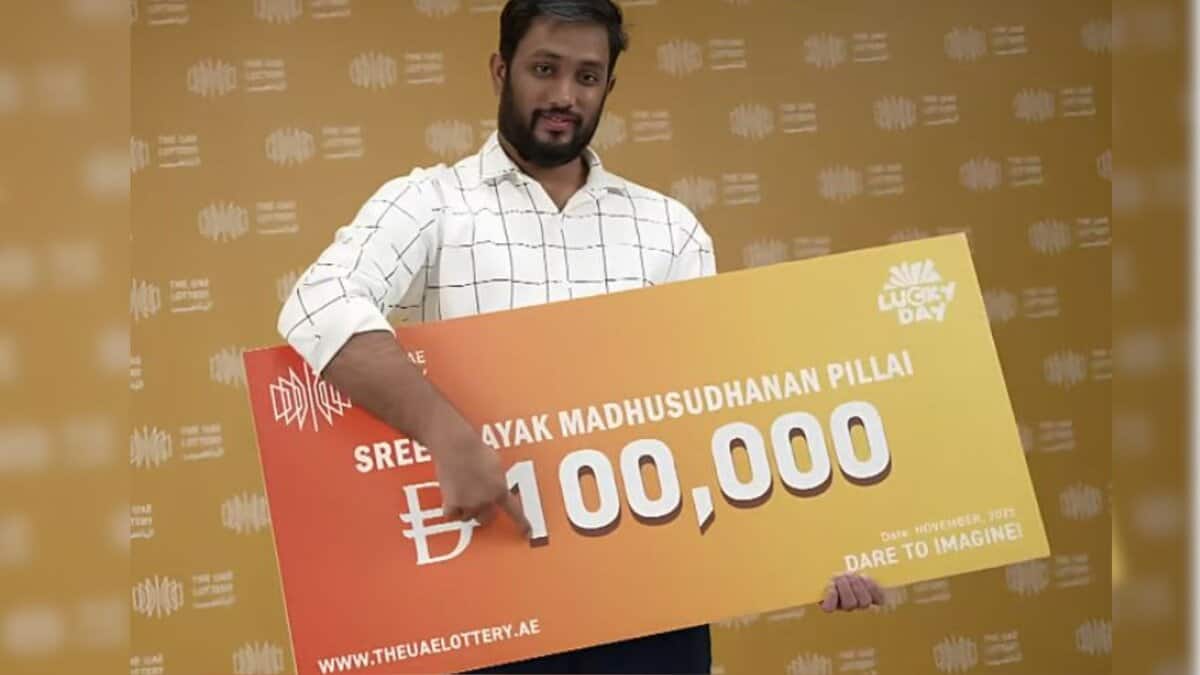 Indian expat Sreevinayak Madhusudhanan Pillai win UAE Lottery