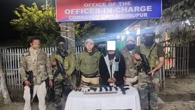 Another person held with arms for involvement in bomb blast at Manipur fuel station