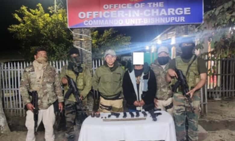 Another person held with arms for involvement in bomb blast at Manipur fuel station