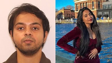 Arjun Sharma detained on charges of murdering ex-partner Nikitha Godishala who was found stabbed to death in Columbia, Maryland, on January 3.