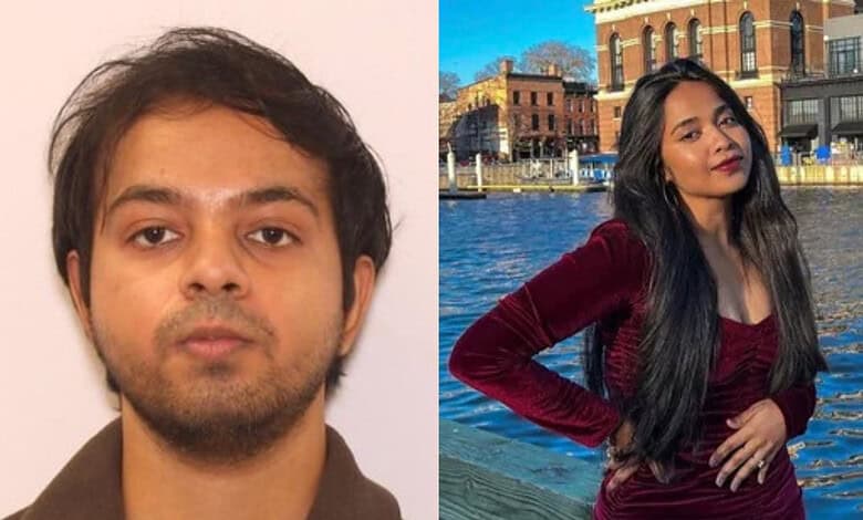 Arjun Sharma detained on charges of murdering ex-partner Nikitha Godishala who was found stabbed to death in Columbia, Maryland, on January 3.
