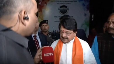 Image of BJP MP minister Kailash Vijayvargiya