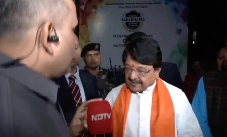 Image of BJP MP minister Kailash Vijayvargiya