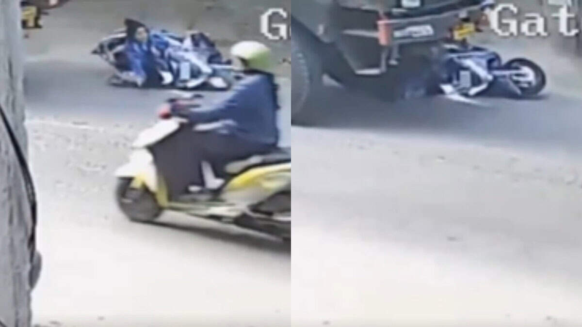 CCTV Footage of the accident