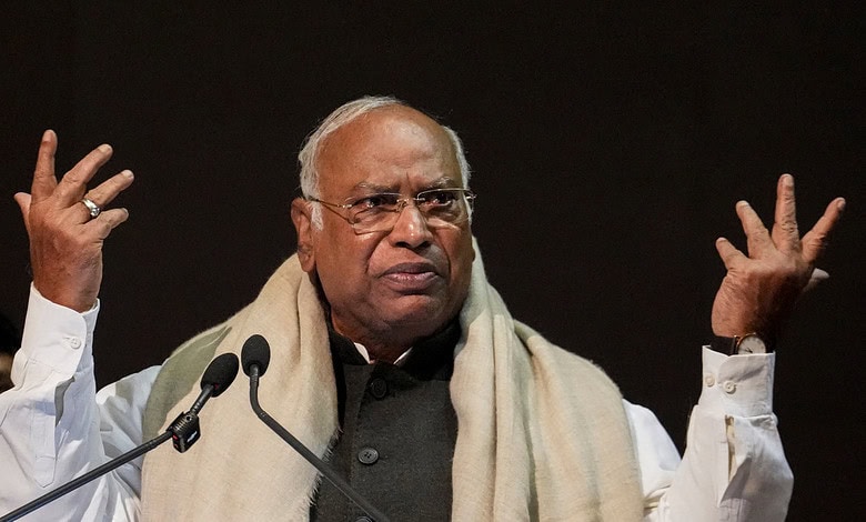 Congress president Mallikarjun Kharge