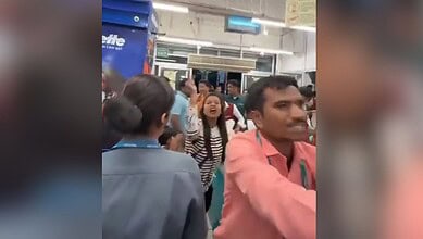 A Muslim couple was targeted for their religion a D Mart in Mumbai's Virar