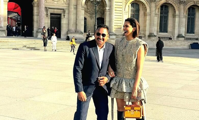 Deepika Padukone with her bodyguard Jalaluddin Shaikh