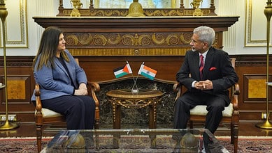 EAM Jaishankar and Palestinian counterpart meet in Delhi