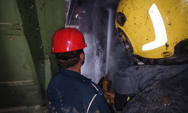 Fire in Hyderabad