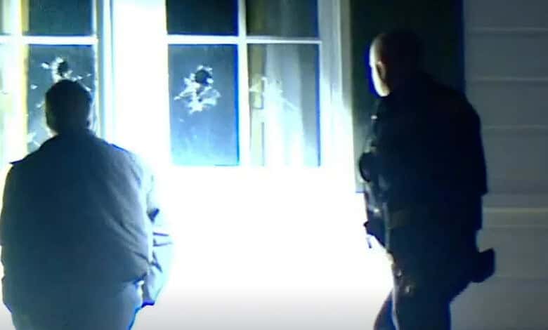 Footage shows windows broken at JD Vance's apartment as police search the house