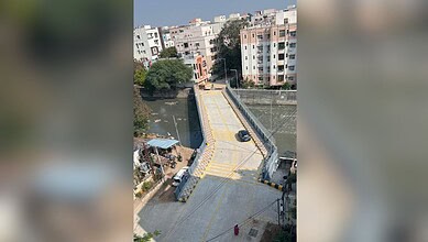 Hussain Sagar surplus nala bridge
