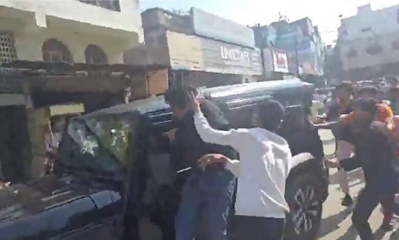 Former AIMIM MP Imtiaz Jaleel convoy attacked in Chhatrapati Sambhajinagar