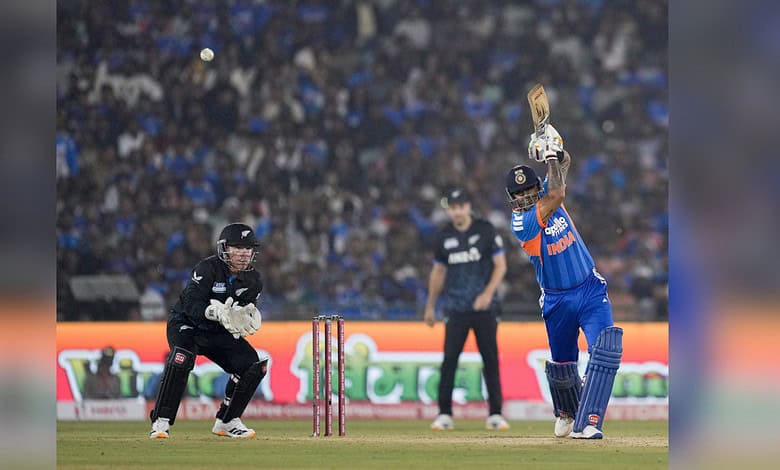 Suryakumar’s unbeaten 82 guides India to 7-wicket win against NZ