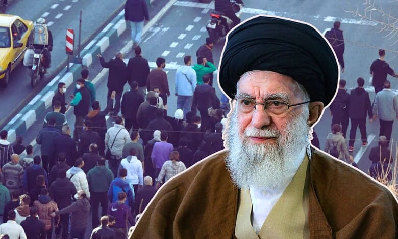 Iran protest and ayatollah ruhollah khomeini