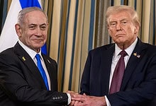 Israeli Prime Minister Benjamin Netanyahu (left) and US President Donald Trump (right) (Official White House photo)