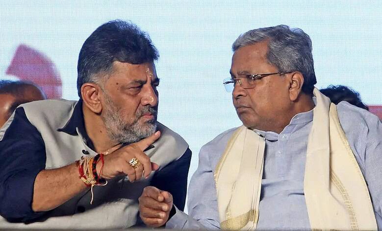D.K. Shivakumar and Siddaramaiah