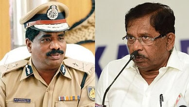 Karnataka Home Minister said DGP Rao can be dismissed after inquiry over objectionable videos went viral