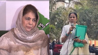 Mehbooba Mufti calls Mamata Banerjee tigress and very brave after the ED searches in I-PAC