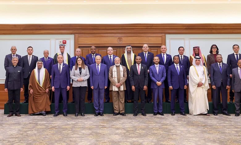 Modi meets arab foreign ministers