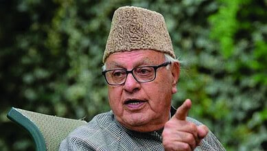 National Conference President Farooq Abdullah