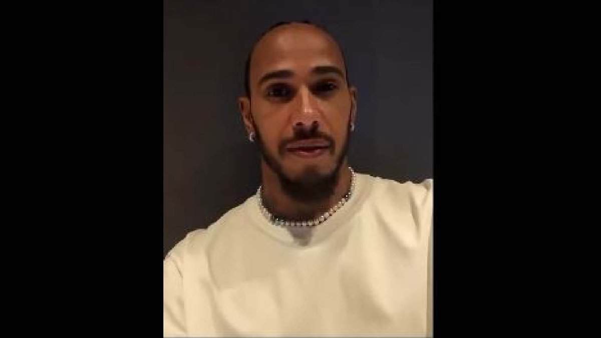 F 1 driver Lewis Hamilton recites a poem by Palestinan poets