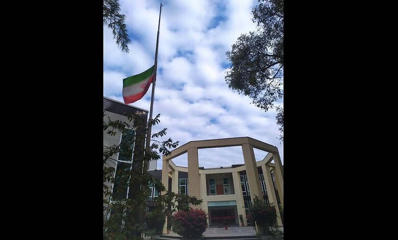 Iranian Cosulate in Hyderabad marks three-day mourning period for matyrs in Iran