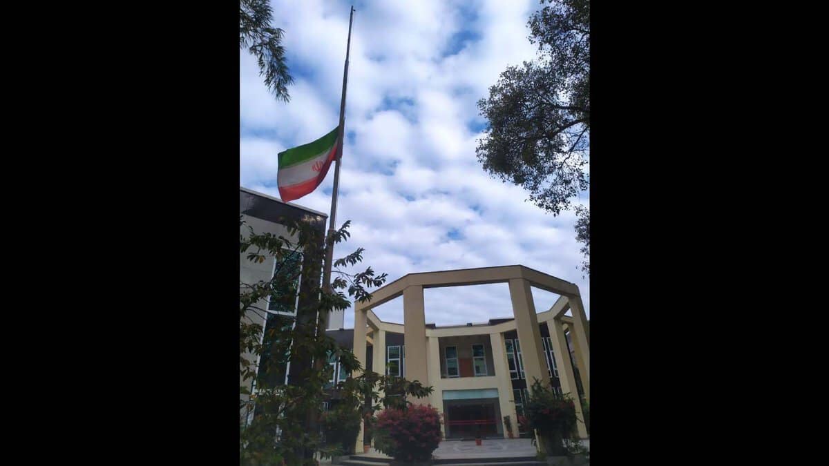 Iranian Cosulate in Hyderabad marks three-day mourning period for matyrs in Iran