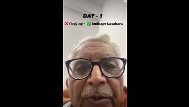 Vinod Kumar Sharma shares his first vlog
