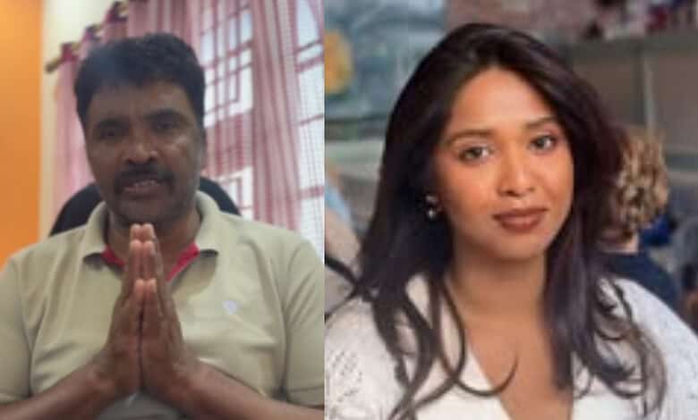 Nikitha Godishala and her father, Anand Godishala