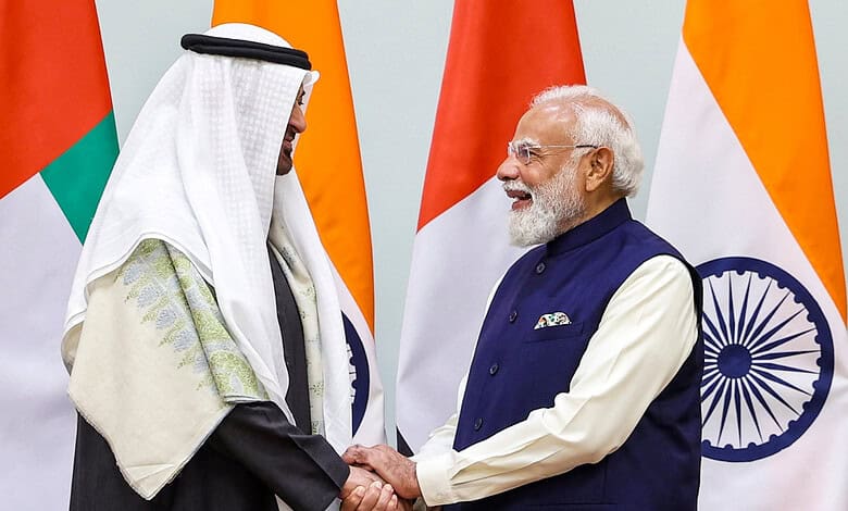 PM Modi with UAE President