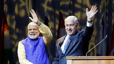 PM Narendra Modi and Israel PM Benjamin Netanyahu