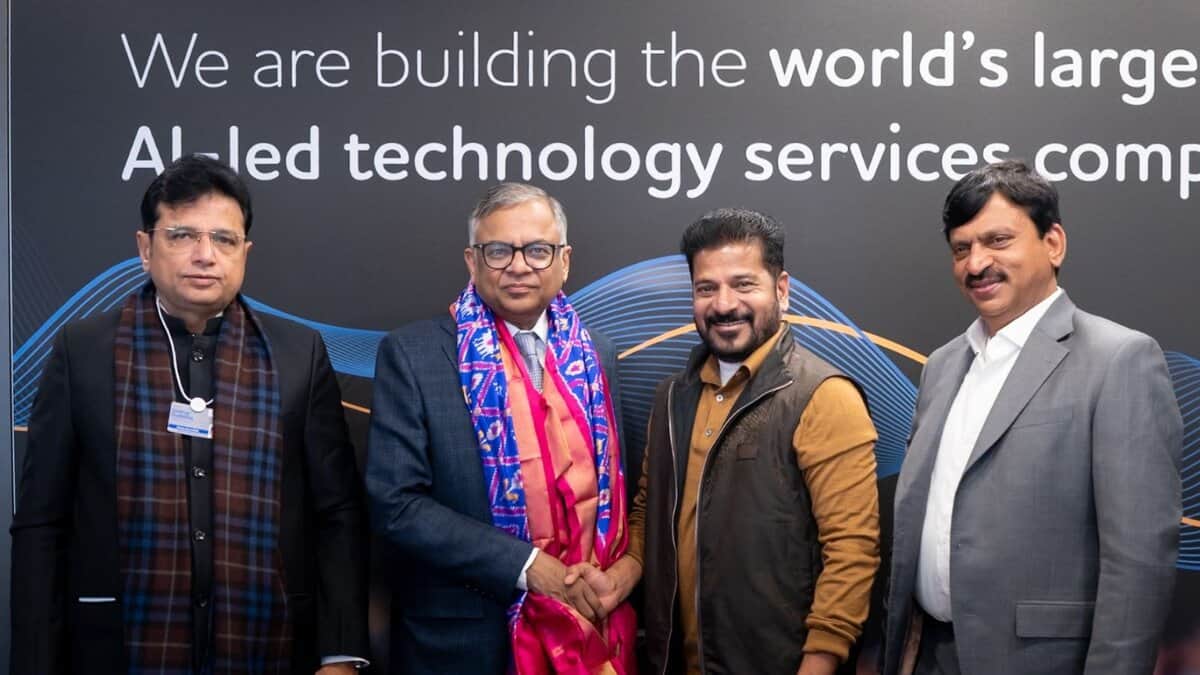 Davos: Tata Group shows interest in Musi revival, sports infra in Telangana