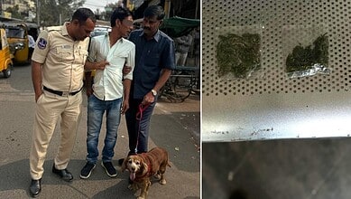 Narcotics detection dog 'Roma' sniffs out ganja in Adilabad