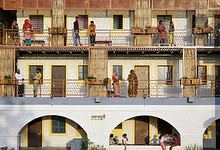 Image shows Maharashtra's Sanjaynagar Informal Settlement