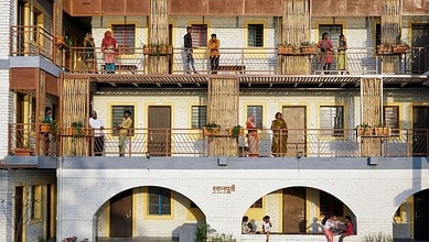 Image shows Maharashtra's Sanjaynagar Informal Settlement