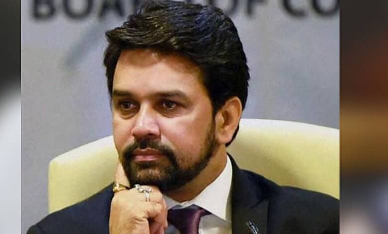 Former Union minister and ex-BCCI president Anurag Thakur