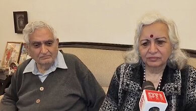 US-returned elderly couple