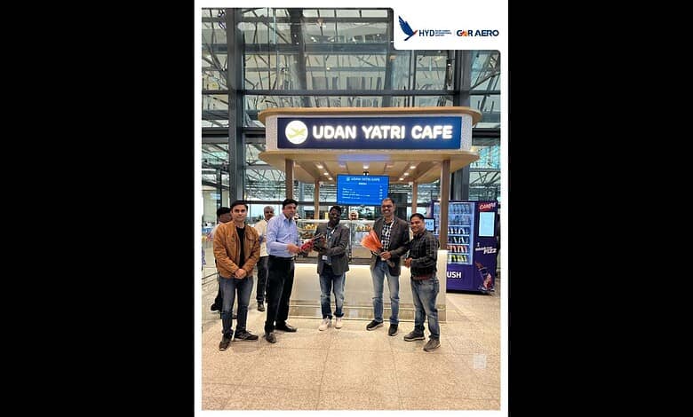Udaan Yatri Cafe inaugurated at Hyderabad Airport
