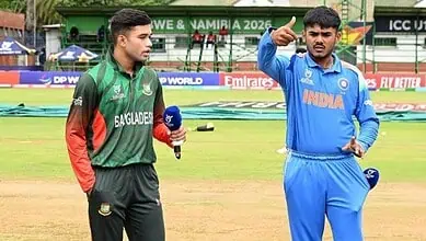 India, Bangladesh Under-19 captains skip customary handshake
