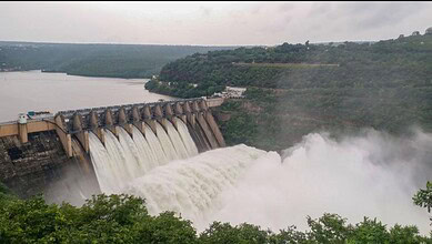 A view of the Pulichintala project.