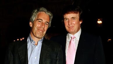 Jeffrey Epstein with Donald Trump