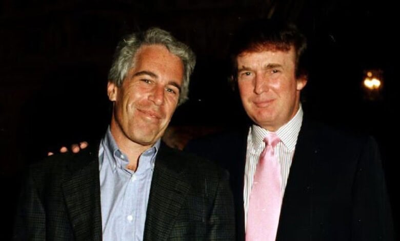 Jeffrey Epstein with Donald Trump