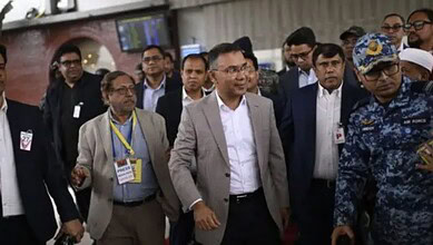 Tarique Rahman arrives in Dhaka, Bangladesh