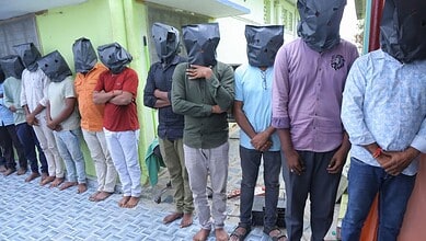 Eighteen people were arrested for cybercrime in Khammam