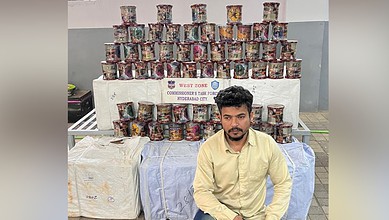 Mohd Shazaib, a kite seller, was arrested in Hyderabad for selling banned Chinese m