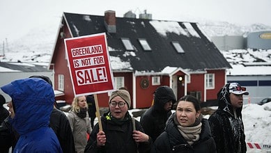 People march in Greenland amid Trump's threat to take the Island over