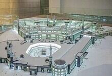 A replica of Kaabaa in the exhibition