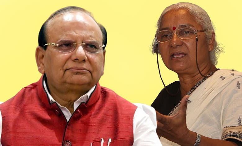 Delhi L-G V K Saxena ad Medha Patkar