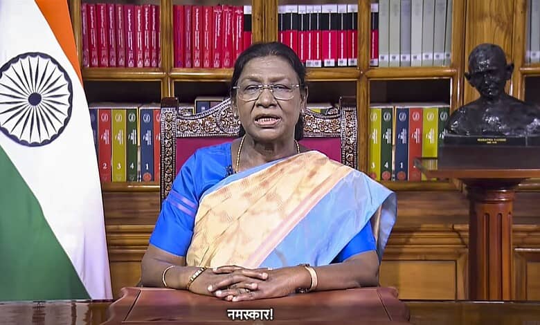 President Droupadi Murmu addresses the nation on the eve of the 77th Republic Day